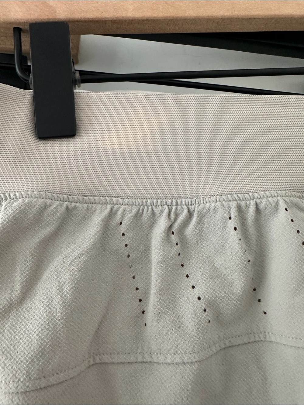 lululemon athletica Men's Athletic Shorts in Sage, Pale Yellow, and Taupe - Picture 2 of 3
